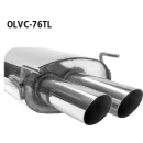 Bastuck Endschalldämpfer mit Doppel-Endrohr LH 2x...