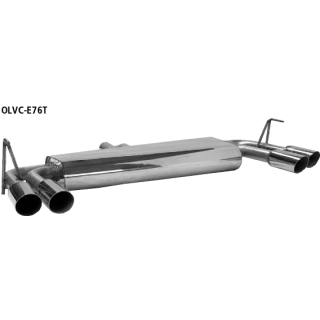 Bastuck Endschalldämpfer mit Doppel-Endrohr 2x Ø 76 mm für OPEL VECTRA C Caravan 1.6 - 77 KW / OLVC-E76T