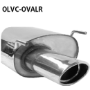 Bastuck Endschalldämpfer mit Einfach-Endrohr Oval RH...