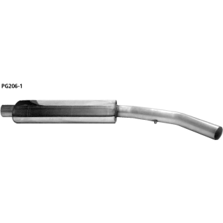 Bastuck Vorschalldämpfer für PEUGEOT 206 SW (2E/K) 2.0 HDi - 66 KW / PG206-1