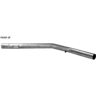 Bastuck Ersatzrohr für Vorschalldämpfer ohne Zulassung für PEUGEOT 307 (3A/C) 2.0 16V - 103 KW / PG307-2P