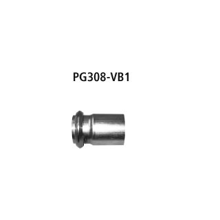 Bastuck Adapter Komplettanlage auf Katalysator für PEUGEOT 308 (4A_, 4C_) 1.4 16V - 70 KW / PG308-VB1