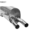 Bastuck Endschalldämpfer mit 2x Ausgangsrohr...