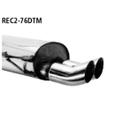 Bastuck Endschalldämpfer mit Doppel-Endrohr DTM 2x...