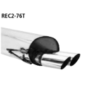 Bastuck Endschalldämpfer mit Doppel-Endrohr 2x...