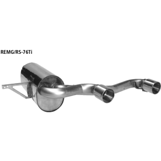 Bastuck Endschalldämpfer mit Doppel-Endrohr 2x Ø 76 mm für RENAULT MEGANE II (BM0/1_, CM0/1_) 2.0 Renault Sport - 165 KW / REMG/RS-76TI