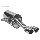 Bastuck Endschalldämpfer mit doppel Endrohr 20°...