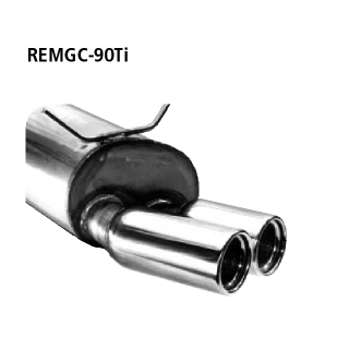 Bastuck Endschalldämpfer mit Doppel-Endrohr 2x Ø 90 mm für RENAULT MEGANE I Coach (DA0/1_) 2.0 16V - 102 KW / REMGC-90Ti