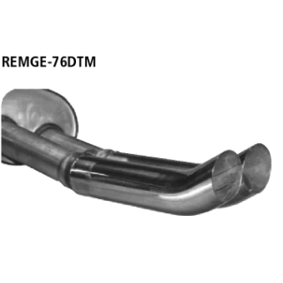 Bastuck Endschalldämpfer mit Doppel-Endrohr DTM 2x Ø 76 mm für RENAULT MEGANE I Grandtour (KA0/1_) 1.9 dTi (KA0N) - 72 KW / REMGE-76DTM