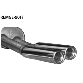 Bastuck Endschalldämpfer mit Doppel-Endrohr 2x Ø 90 mm für RENAULT MEGANE I Grandtour (KA0/1_) 1.4 e (KA0V) - 55 KW / REMGE-90Ti