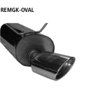 Bastuck Endschalldämpfer mit Einfach-Endrohr oval...