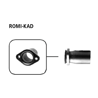 Bastuck Frontadapter 2-Loch Flansch Fahrzeuge mit Kat für ROVER MINI 1300 - 39 KW / ROMI-KAD