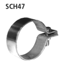 Bastuck Auspuffschelle Edelstahl Ø 47-51 mm...