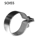 Bastuck Auspuffschelle Edelstahl Ø 55-59 mm...