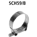 Bastuck Auspuffschelle Edelstahl Ø 59-63 mm...