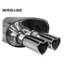 Bastuck Auspuffschelle Edelstahl Ø 63-68 mm...