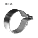 Bastuck Auspuffschelle Edelstahl Ø 68-73 mm...