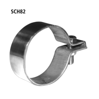 Bastuck Auspuffschelle Edelstahl Ø 80-85 mm für BMW 4 Coupe (F32, F82) 420 i xDrive - 135 KW / SCH82