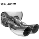 Bastuck Endschalldämpfer mit Doppel-Endrohr DTM 2x...