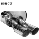 Bastuck Endschalldämpfer mit Doppel-Endrohr 2x...