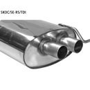 Bastuck Endschalldämpfer LH mit 2x Ausgangsrohr...