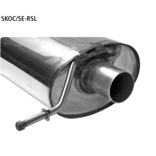 Bastuck Endschalldämpfer LH mit 1x Ausgangrohr Ø 63 mm für SKODA OCTAVIA Combi (5E5) 2.0 TSI RS - 162 KW / SKOC/5E-RSL