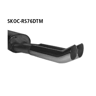 Bastuck Endschalldämpfer mit Doppel-Endrohr DTM 2x Ø 76 mm Octavia 1.8T RS für SKODA OCTAVIA Combi (1U5) 2.0 - 85 KW / SKOC-RS76DTM