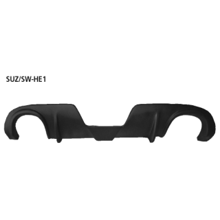 Bastuck Heckschürzeneinsatz mit Ausschnitt für 2x Einfach-Endrohr LH + RH für SUZUKI SWIFT III (MZ, EZ) 1.3 - 68 KW / SUZ/SW-HE1