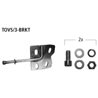 Bastuck Halter für Endschalldämpfer LH inklusive 2 Befestigungsschrauben für TOYOTA AVENSIS Stufenheck (ZRT27, ADT27) 2.0 - 112 KW / TOVS/3-BRKT