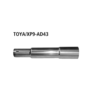 Bastuck Verbindungsrohr auf Katalysator nur für 51 KW Modelle für TOYOTA YARIS (SCP1_, NLP1_, NCP1_) 1.3 - 64 KW / TOYA/XP9-AD43
