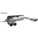 Bastuck Endschalldämpfer mit Doppel-Endrohr 2x...