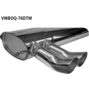 Bastuck Endschalldämpfer querliegend mit...