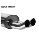 Bastuck Endschalldämpfer mit Doppel-Endrohr DTM 2x...