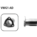 Bastuck Frontadapter 3-Loch-Flansch für VW SCIROCCO...