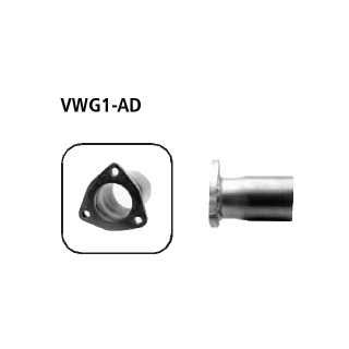 Bastuck Frontadapter 3-Loch-Flansch für VW SCIROCCO (53B) 1.8 16V - 95 KW / VWG1-AD