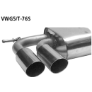 Bastuck Endschalldämpfer mit Doppel-Endrohr 2x...