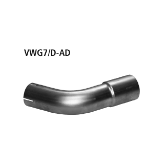 Bastuck Verbindungsrohr Endschalldämpfer auf Serie für VW GOLF VII Kombi (BA5) 2.0 GTD - 135 KW / VWG7/D-AD