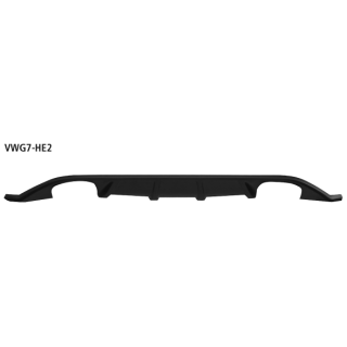 Bastuck Heckschürzeneinsatz mit Auschnitt für 2x Doppel-Endrohr für VW GOLF VII Kombi (BA5) 1.4 TSI - 103 KW / VWG7-HE2