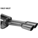 Bastuck Endschalldämpfer mit Doppel-Endrohr 2x...