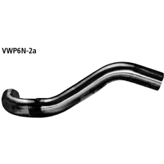 Bastuck Verbindungsrohr bei Verwendung des Endschalldämpfers alleine für SEAT IBIZA II (6K1) 2.0 i - 85 KW / VWP6N-2a