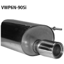 Bastuck Endschalldämpfer mit Einfach-Endrohr 1x...