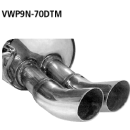 Bastuck Endschalldämpfer mit Doppel-Endrohr DTM 2x...