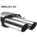 Bastuck Endschalldämpfer mit Doppel-Endrohr 2x...