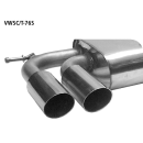 Bastuck Endschalldämpfer mit Doppel-Endrohr LH 2x...