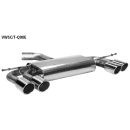 Bastuck Endschalldämpfer mit Doppel-Endrohr LH + RH 2x Ø 90 mm mit Lippe 20° schräg geschnitten für VW GOLF VI Cabriolet (517) 2.0 GTI - 155 KW / VWSC/T-Q90E