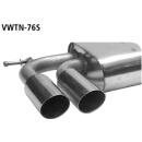 Bastuck Endschalldämpfer mit Doppel-Endrohr 2x...