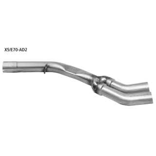 Bastuck Verbindungsrohr Endschalldämpfer auf Serie BMW X5 3.0si / 3.0d / 3.0sd für BMW X5 (E70) xDrive 30 i - 200 KW / X5/E70-AD2