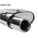 Bastuck Endschalldämpfer mit Einfach-Endrohr gerade...