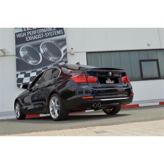 FMS Street Beast 76mm Single Sportendschalldämpfer für BMW 3 Touring (F31) 320 d - 135 KW / SBEBM67A-X3-x