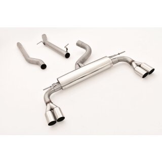 Friedrich Motorsport 76mm Duplex-Anlage Audi A3 8V 3-Türer Quattro / 991052ASL-X3-X